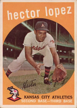 1959 Topps #402 Hector Lopez Front