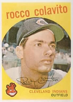 1959 Topps #420 Rocco Colavito Front