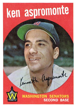 1959 Topps #424 Ken Aspromonte Front