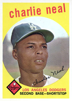 1959 Topps #427 Charlie Neal Front