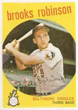 1959 Topps #439 Brooks Robinson Front