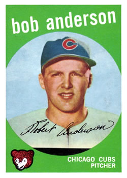 1959 Topps #447 Bob Anderson Front