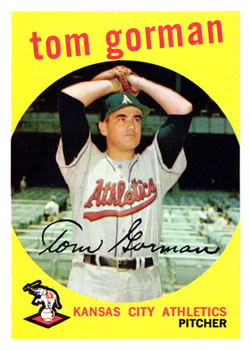 1959 Topps #449 Tom Gorman Front