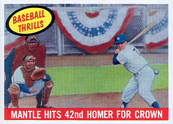 1959 Topps #461 Mickey Mantle Front