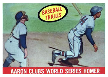 1959 Topps #467 Hank Aaron Front