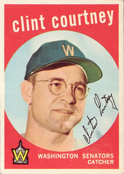 1959 Topps #483 Clint Courtney Front