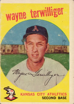 1959 Topps #496 Wayne Terwilliger Front