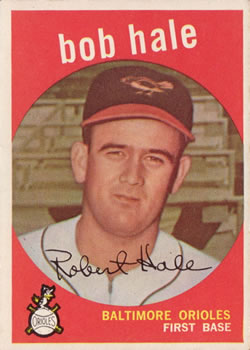 1959 Topps #507 Bob Hale Front