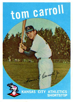 1959 Topps #513 Tom Carroll Front