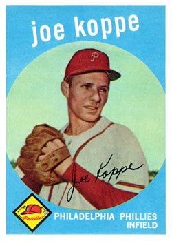 1959 Topps #517 Joe Koppe Front