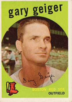 1959 Topps #521 Gary Geiger Front