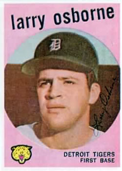 1959 Topps #524 Larry Osborne Front