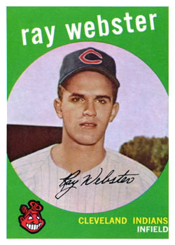1959 Topps #531 Ray Webster Front