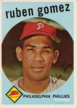 1959 Topps #535 Ruben Gomez Front