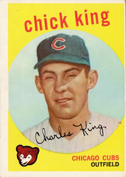 1959 Topps #538 Chick King Front