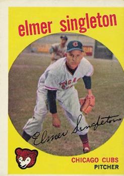1959 Topps #548 Elmer Singleton Front