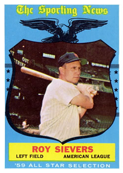 1959 Topps #566 Roy Sievers Front