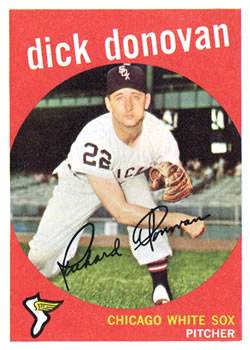 1959 Topps #5 Dick Donovan Front