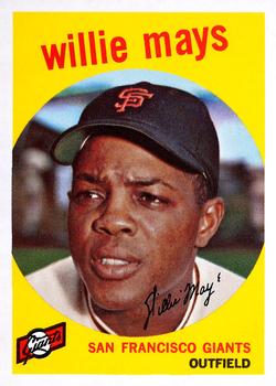 1959 Topps #50 Willie Mays Front