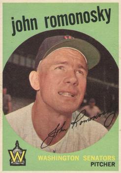 1959 Topps #267 John Romonosky Front