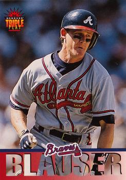 1994 Triple Play #42 Jeff Blauser Front