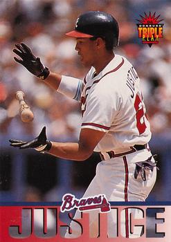 1994 Triple Play #45 David Justice Front