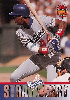 1994 Triple Play #89 Darryl Strawberry Front