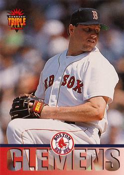 1994 Triple Play #201 Roger Clemens Front