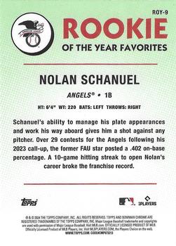 2024 Bowman - Rookie of the Year Favorites #ROY-9 Nolan Schanuel Back