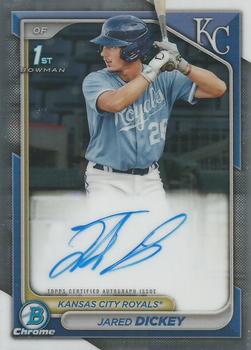 2024 Bowman - Chrome Prospect Autographs #CPA-JDI Jared Dickey Front