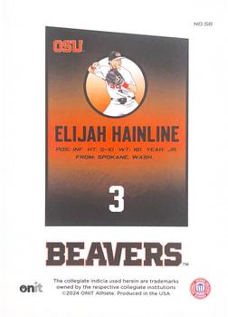 2024 ONIT Athlete Oregon State Beavers - Icon Series #56 Elijah Hainline Back