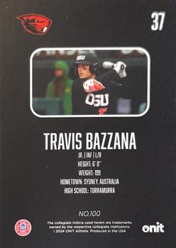 2024 ONIT Athlete Oregon State Beavers - Blackout Series #100 Travis Bazzana Back
