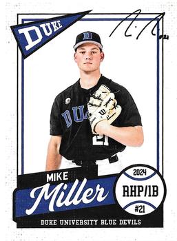 2024 Duke Blue Devils #NNO Mike Miller Front