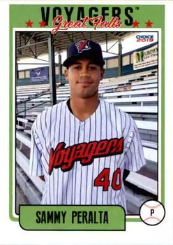 2019 Choice Great Falls Voyagers #22 Sammy Peralta Front