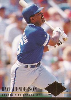 1994 Ultra #365 Dave Henderson Front