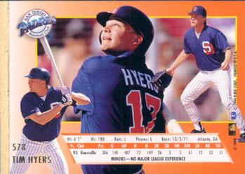 1994 Ultra #578 Tim Hyers Back