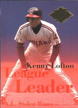 1994 Ultra - League Leaders #3 Kenny Lofton Front