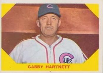 1960 Fleer Baseball Greats #29 Gabby Hartnett Front