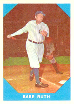 1960 Fleer Baseball Greats #3 Babe Ruth Front