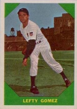 1960 Fleer Baseball Greats #54 Lefty Gomez Front