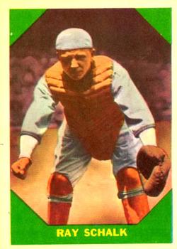1960 Fleer Baseball Greats #56 Ray Schalk Front