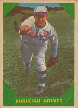 1960 Fleer Baseball Greats #59 Burleigh Grimes Front