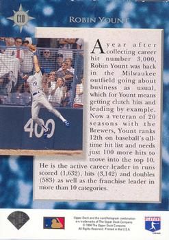 1994 Upper Deck - Diamond Collection #C10 Robin Yount Back