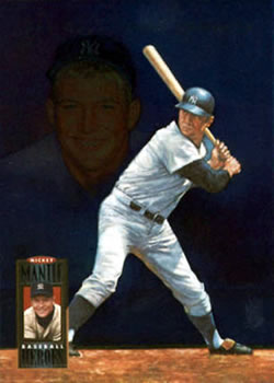 1994 Upper Deck - Baseball Heroes: Mickey Mantle #72 Mickey Mantle  Front