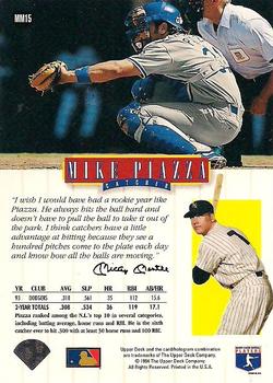 1994 Upper Deck - Mickey Mantle's Long Shots #MM15 Mike Piazza Back