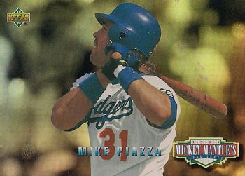 1994 Upper Deck - Mickey Mantle's Long Shots #MM15 Mike Piazza Front