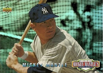 1994 Upper Deck - Mickey Mantle's Long Shots #MM21 Mickey Mantle Front