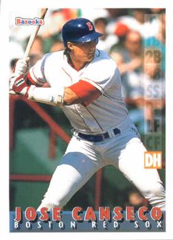 1995 Bazooka #42 Jose Canseco Front