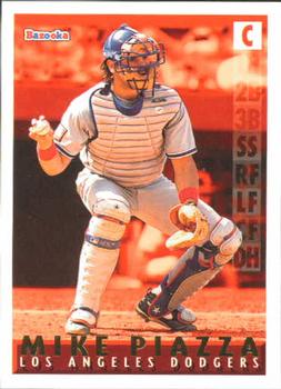 1995 Bazooka - Red Hot #RH-15 Mike Piazza Front