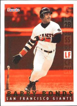 1995 Bazooka - Red Hot #RH-3 Barry Bonds Front